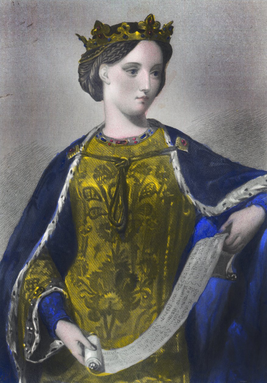 francia Marguerite, I. Eduárd királynője, Henry G. Bohn nyomtatása, London, 1856 alkotó: English School