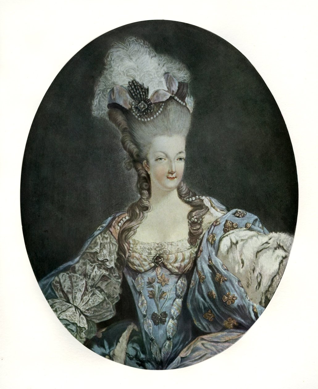 Marie Antoinette, Franciaország királynője (nyomtatás) alkotó: English School