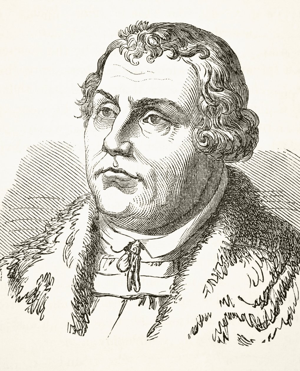 Martin Luther, William Hickman Smith Aubrey (1858-1916) „Anglia nemzeti és hazai története” című művéből, London, 1890 körül. alkotó: English School