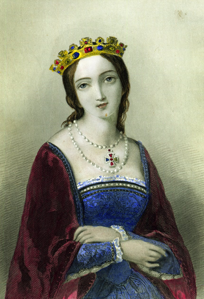 Az angliai I. Mária, VIII. Henrik lánya, Henry G. Bohn nyomtatása, 1856 alkotó: English School