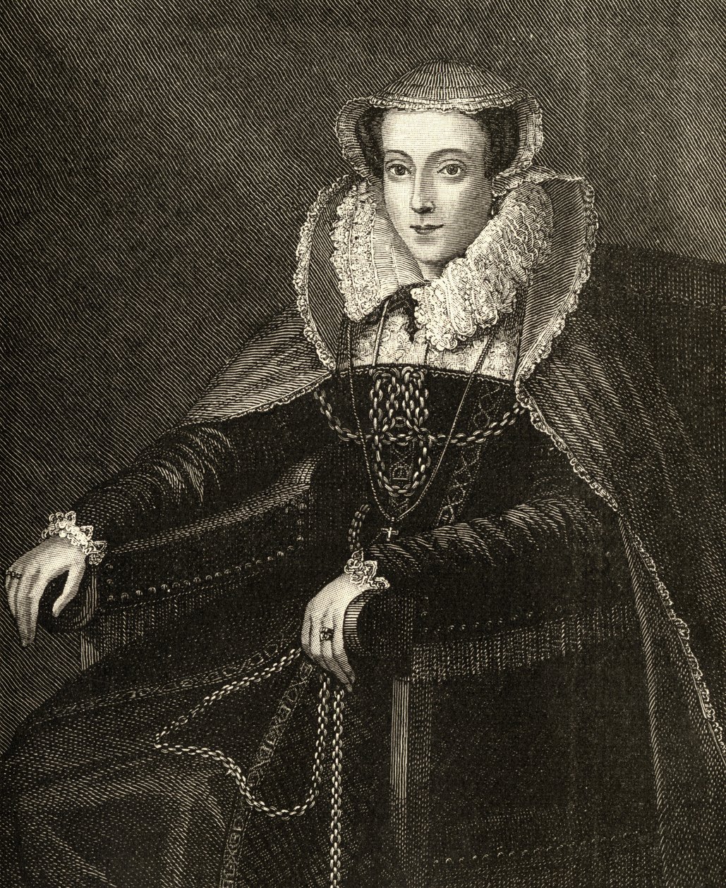 Mária skót királynő (1542-87) (metszet) alkotó: English School