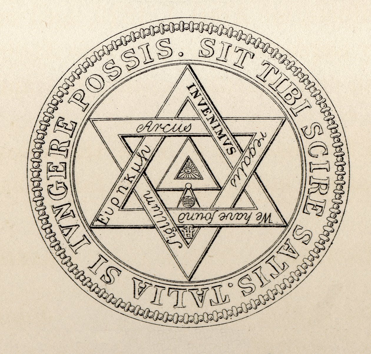 A londoni nagykáptalan szabadkőműves pecsétje, „The History of Freemasonry, II. kötet”, Thomas C. Jack, London, 1883 alkotó: English School