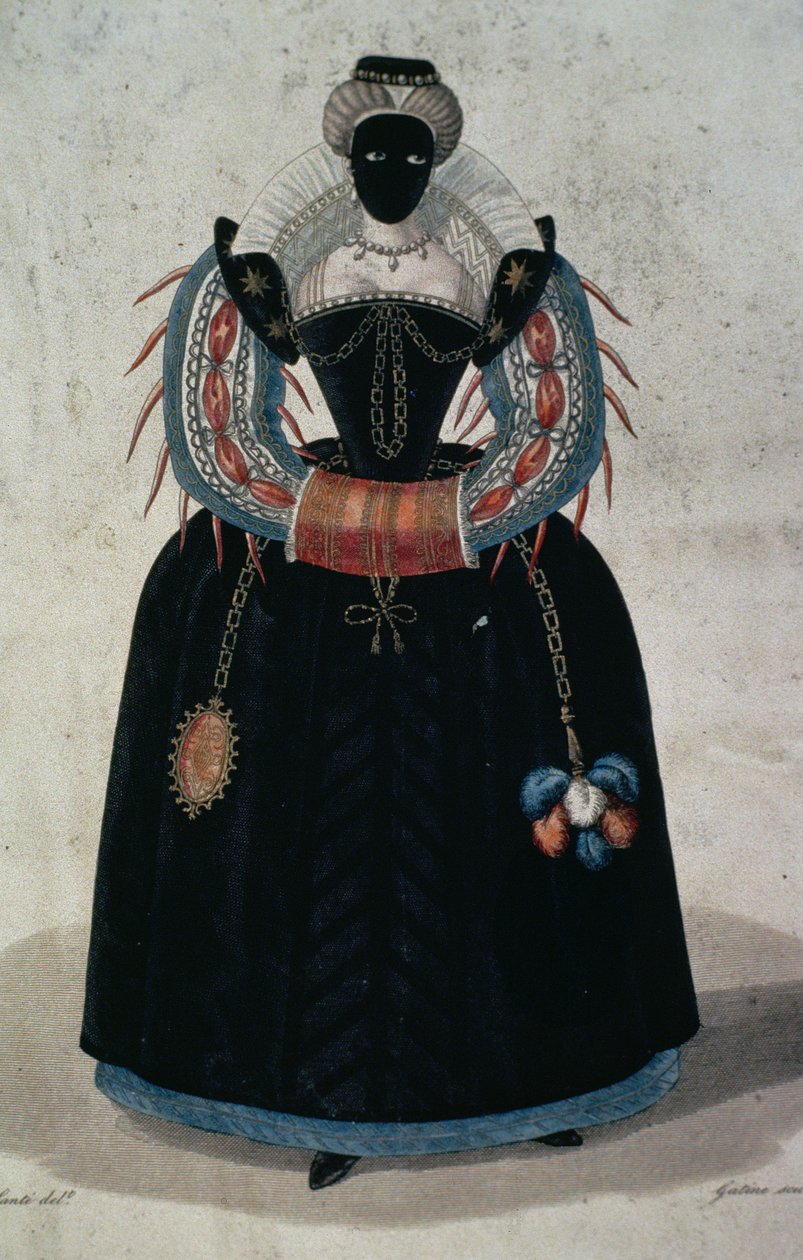 Álarcos jelmez III. Henrik stílusában alkotó: English School