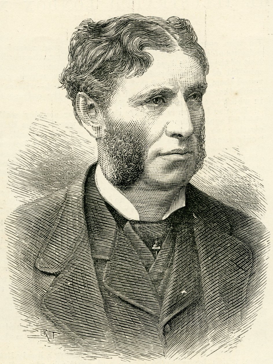 Matthew Arnold (1822-88) a The Illustrated London Newsból, 1888. április 21. alkotó: English School