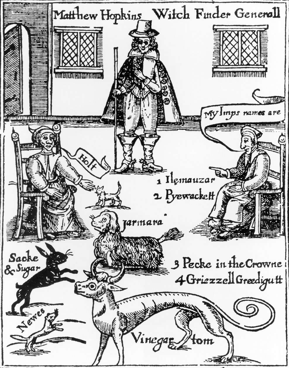 Matthew Hopkins, a Boszorkánykereső tábornok (†1647) alkotó: English School