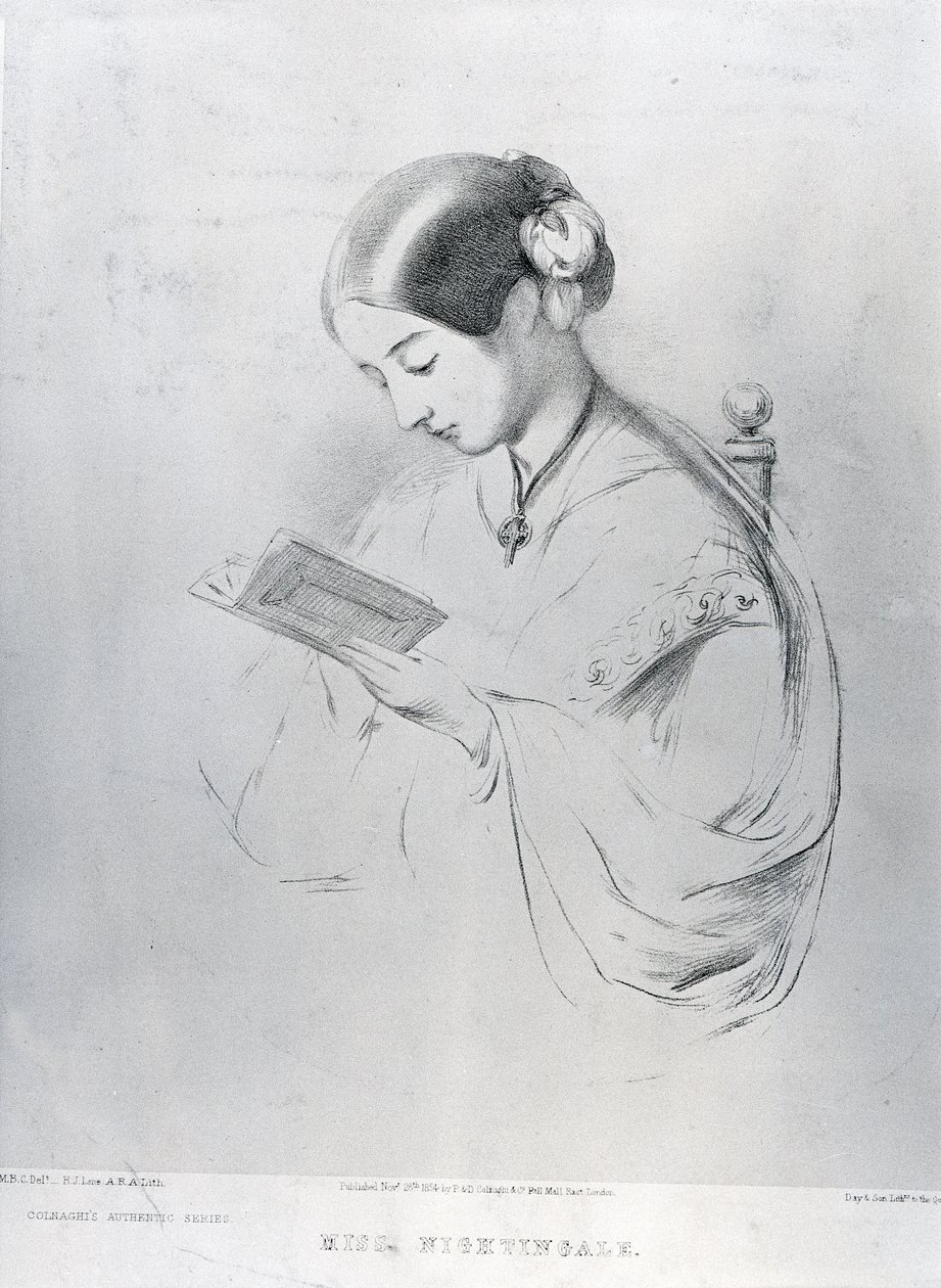 Florence Nightingale kisasszony (1820-1910) 1854 alkotó: English School