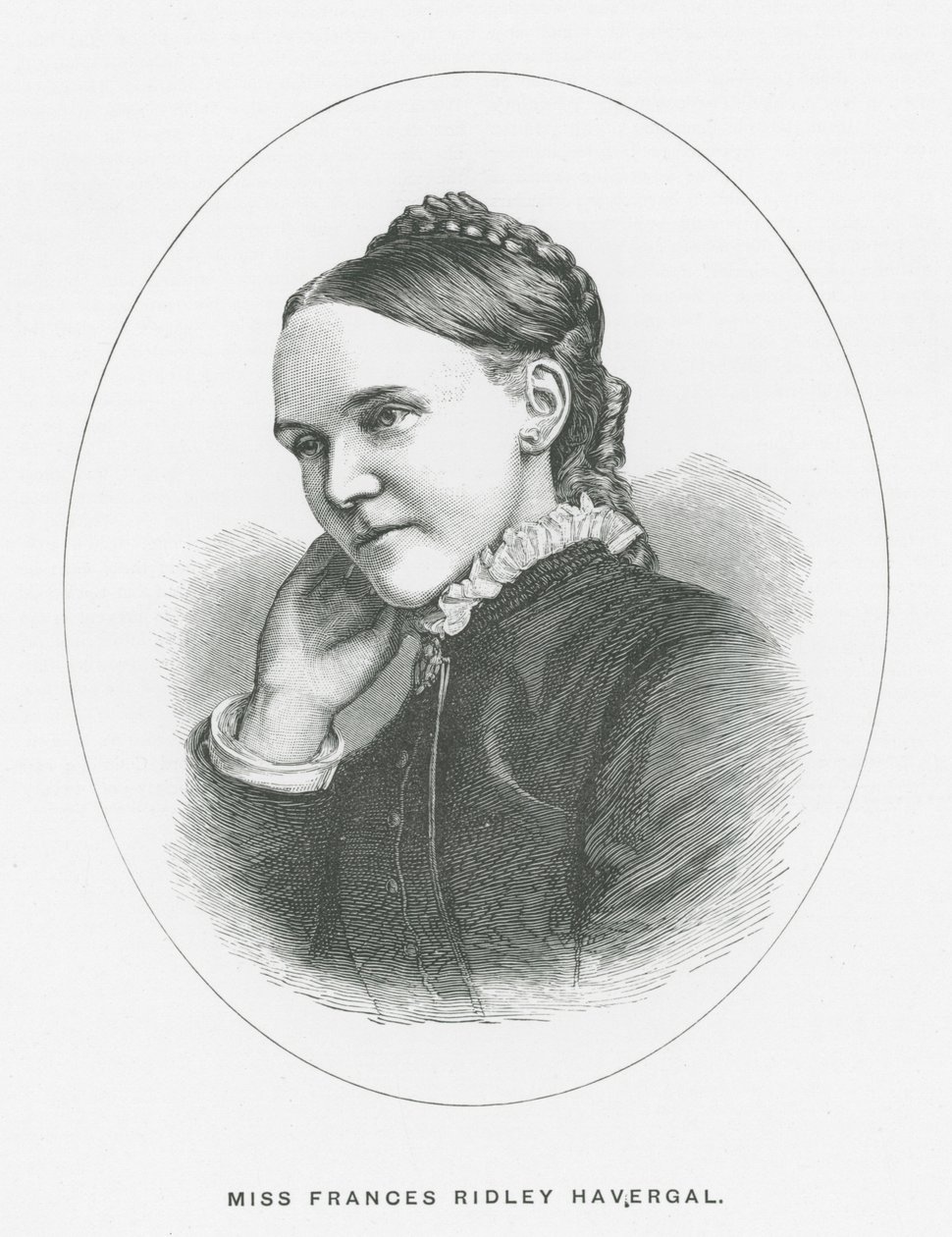 Miss Frances Ridley Havergal (litográfia) alkotó: English School