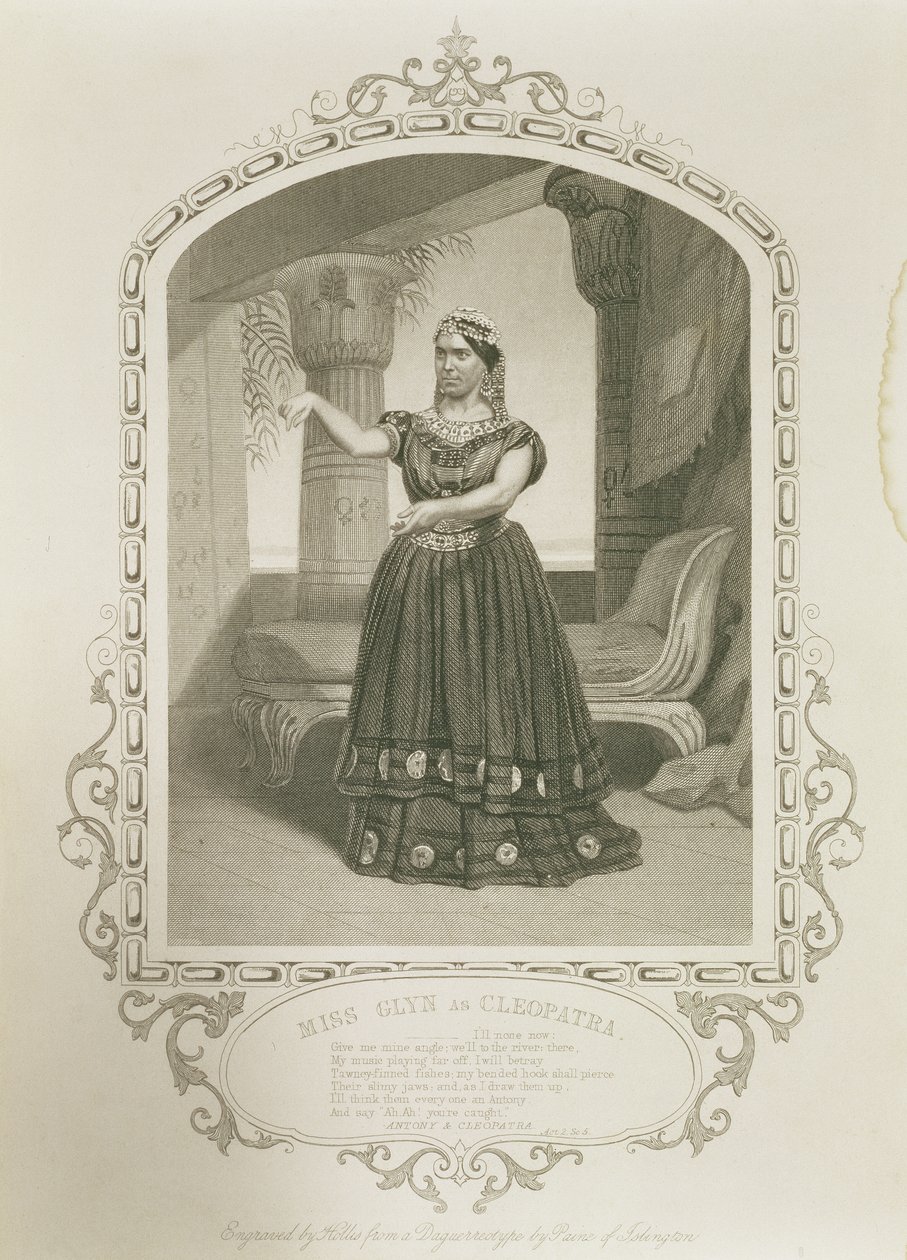 Miss Laura Addison mint Imogen, William Shakespeare (1564-1616) Cymbeline című filmjében alkotó: English School