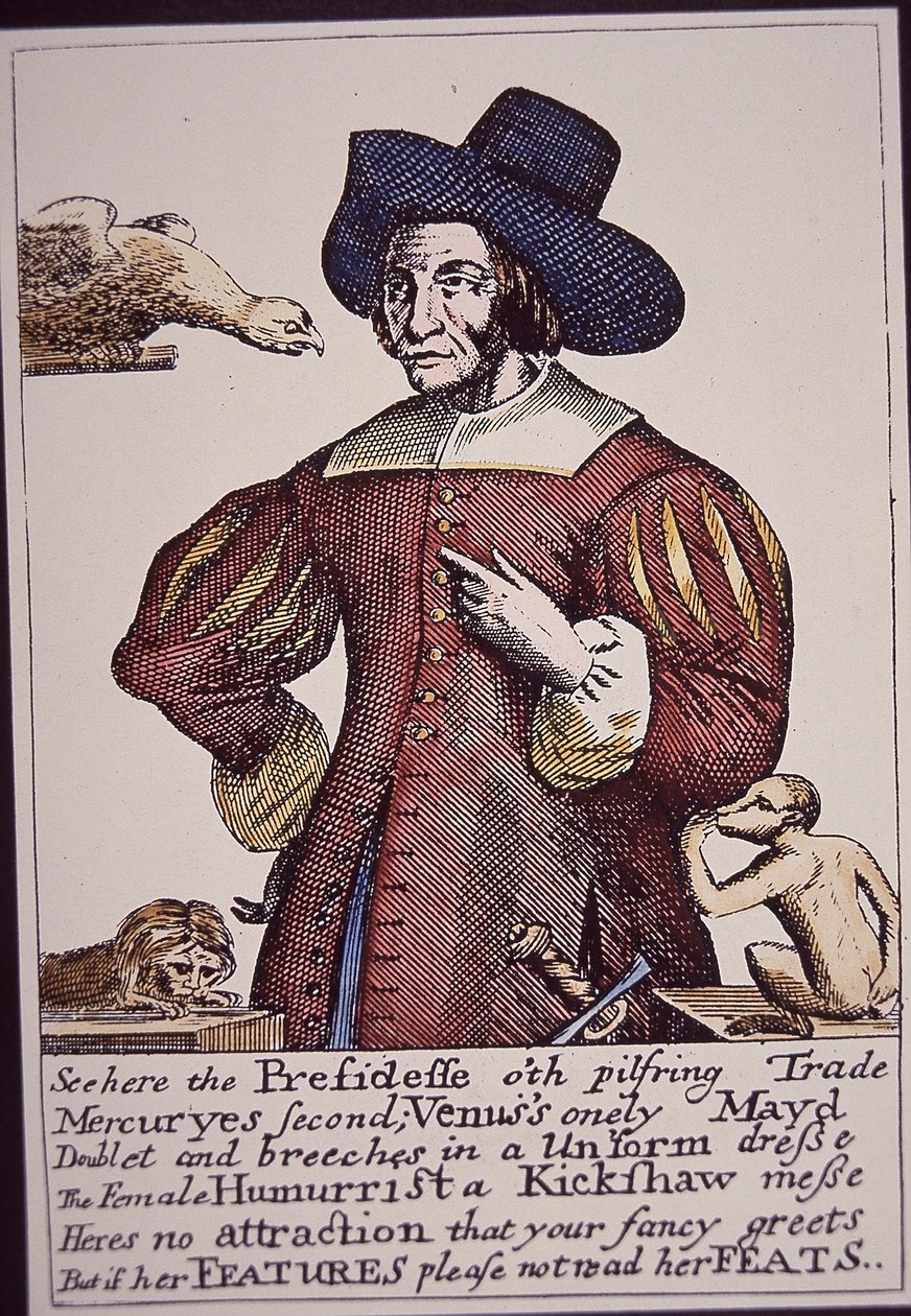 Moll Cutpuse (kézzel színezett gravírozás) alkotó: English School
