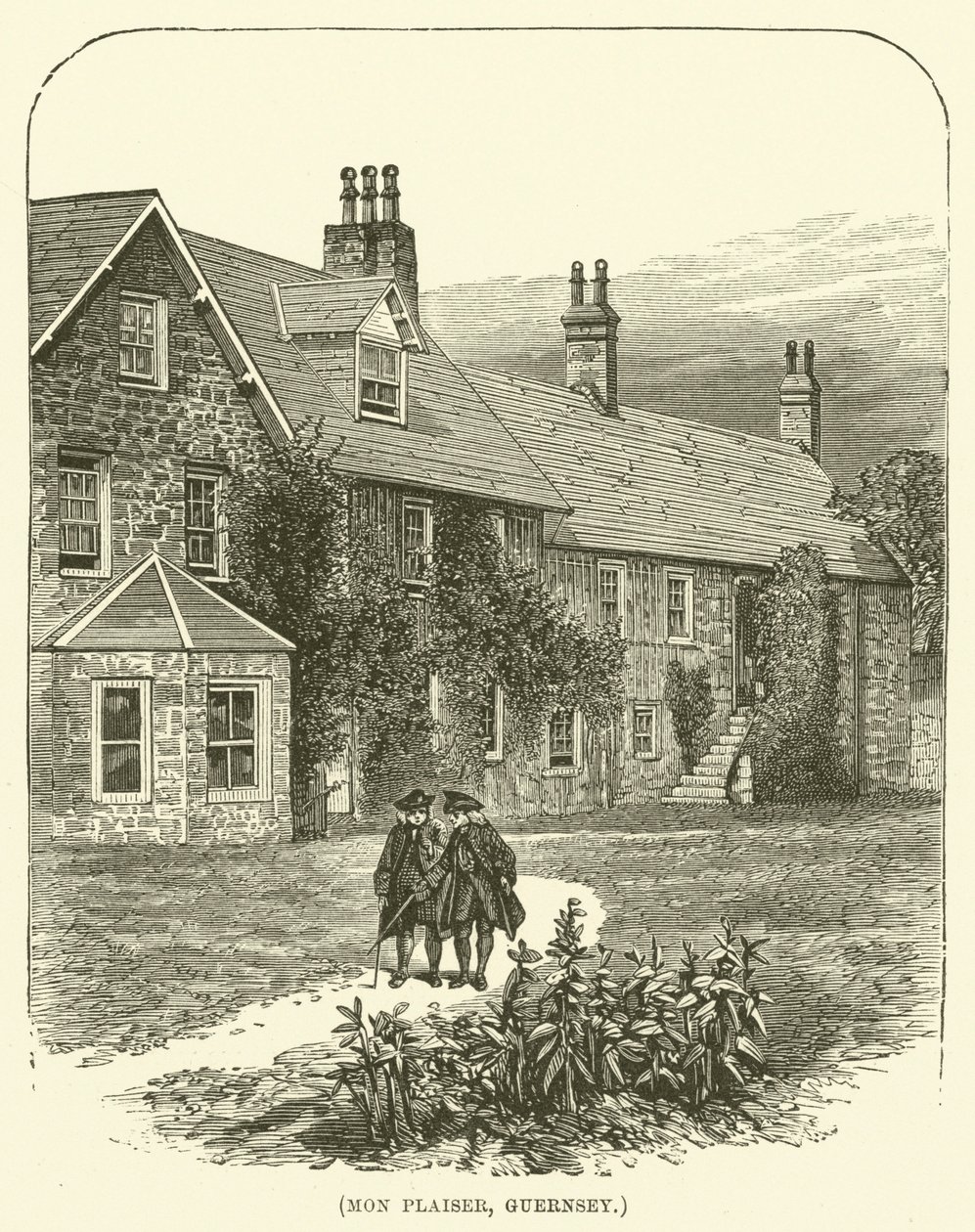 Mon Plaiser, Guernsey (metszet) alkotó: English School
