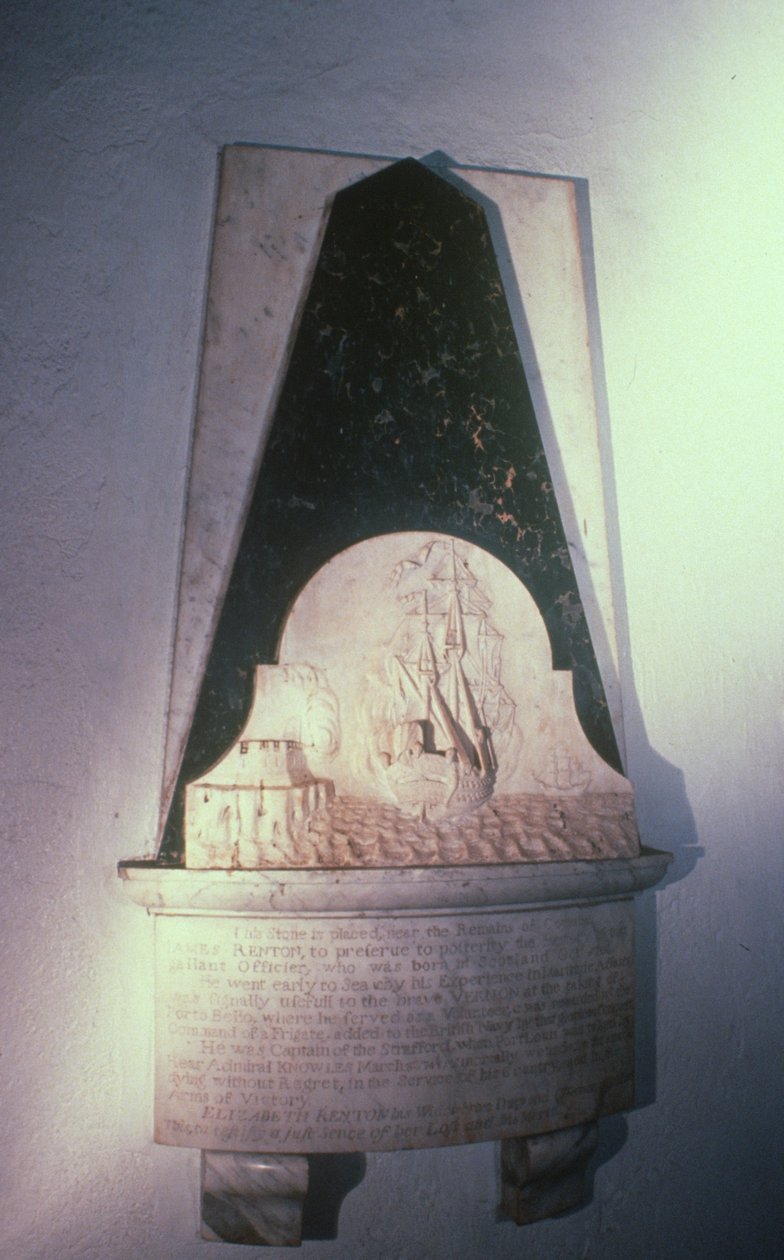 James Renton emlékműve alkotó: English School