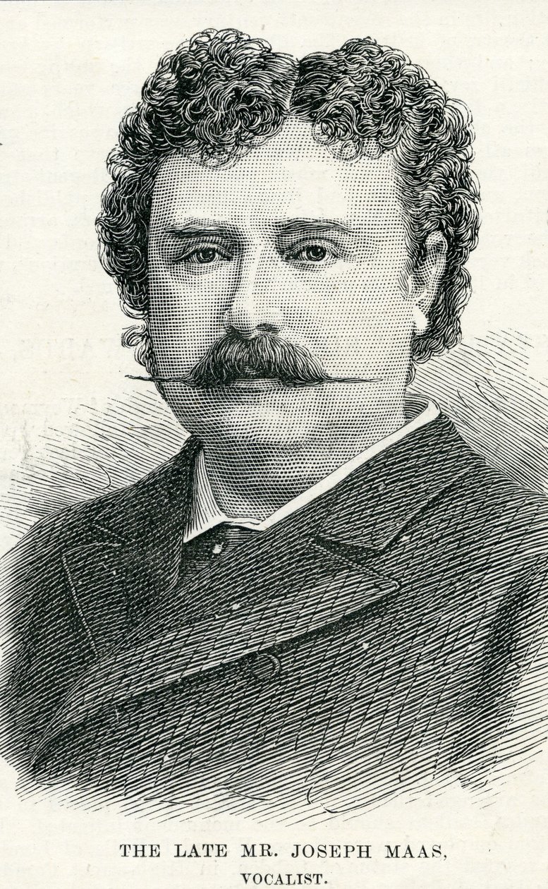 Joseph Maas úr (1847-1886), Illusztráció a grafikához alkotó: English School