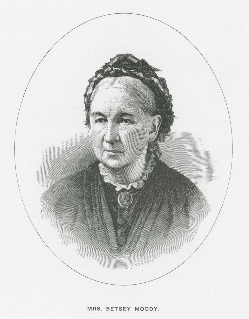 Mrs Betsey Moody (litográfia) alkotó: English School