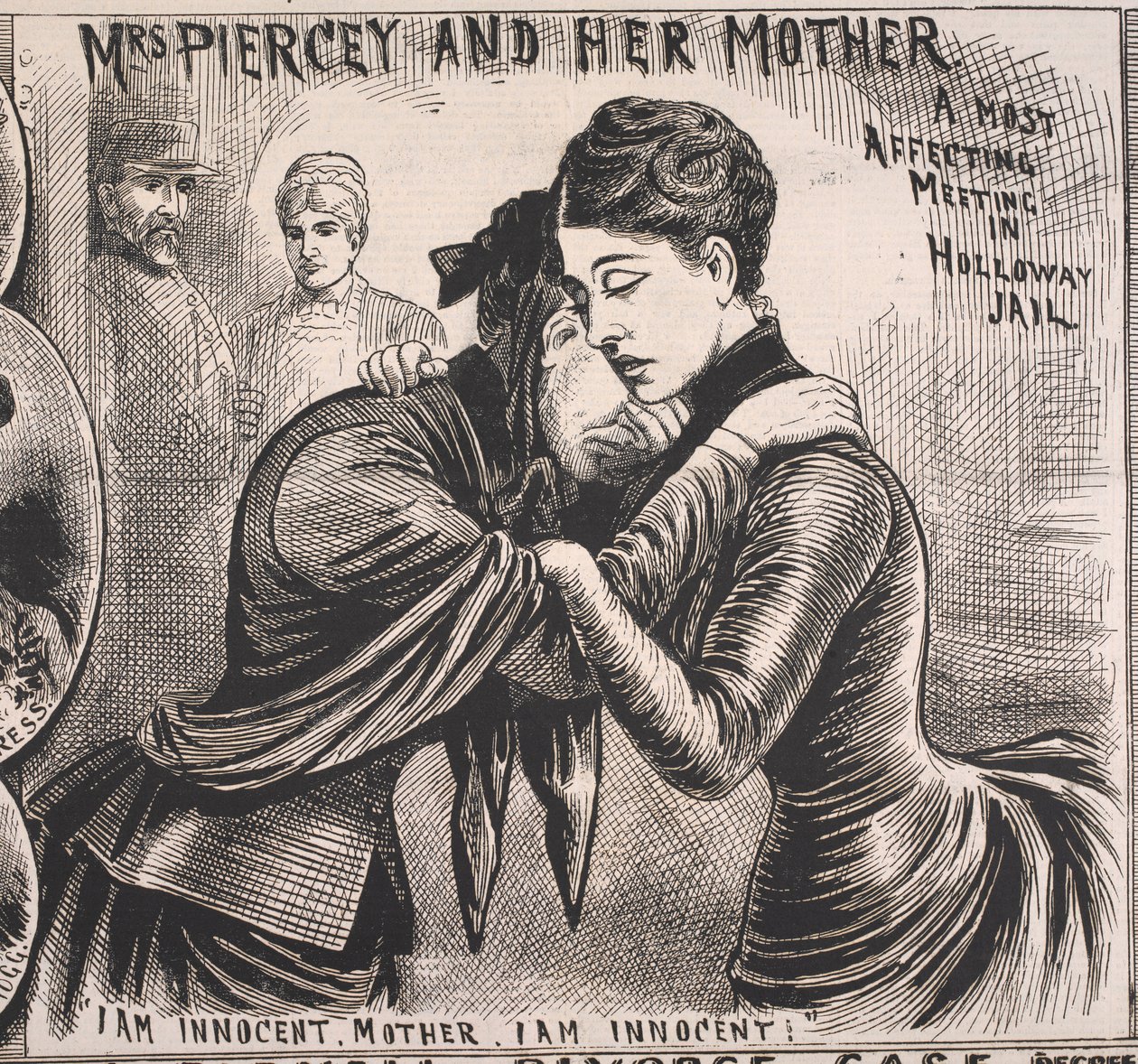 Mrs Piercey és édesanyja, Illustrated Police News, 1890. november 22. (nyomtatás) alkotó: English School