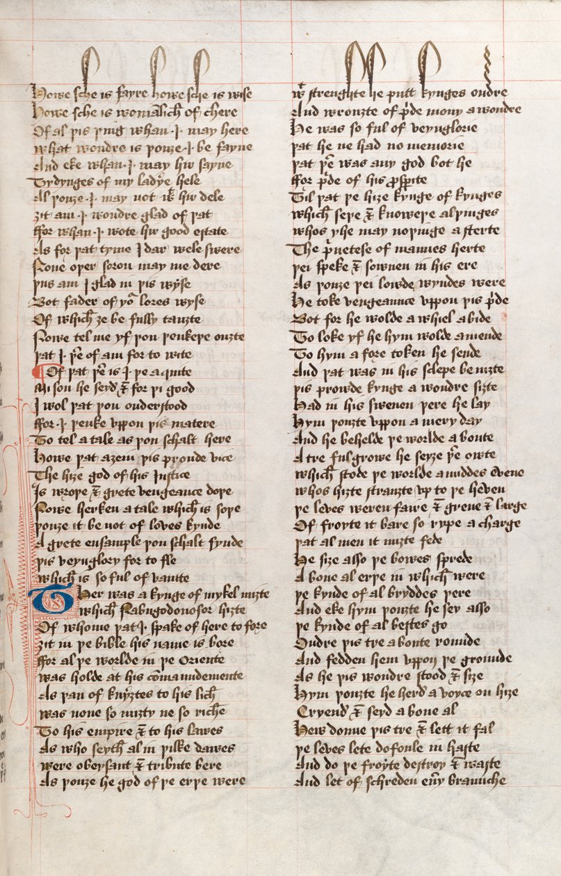 Ms326 f25r, Confessio Amantis, John Gower (toll és tinta pergamen) alkotó: English School