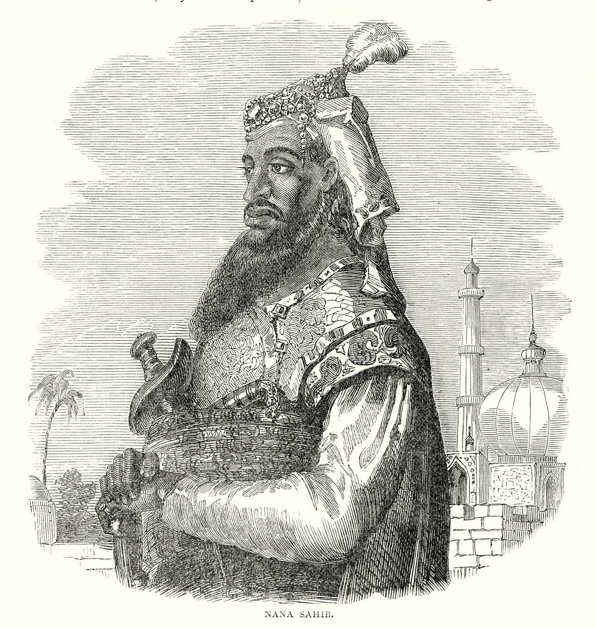 Nana Sahib (metszet) alkotó: English School