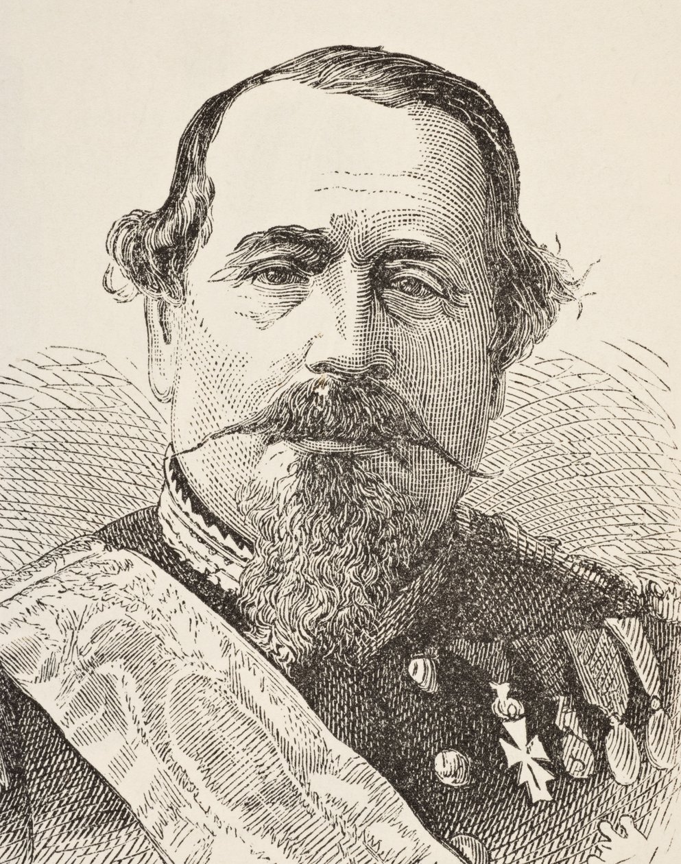 III. Napóleon, William Hickman Smith Aubrey (1858-1916) „Anglia nemzeti és hazai története” című könyvéből, London, 1890 körül. alkotó: English School