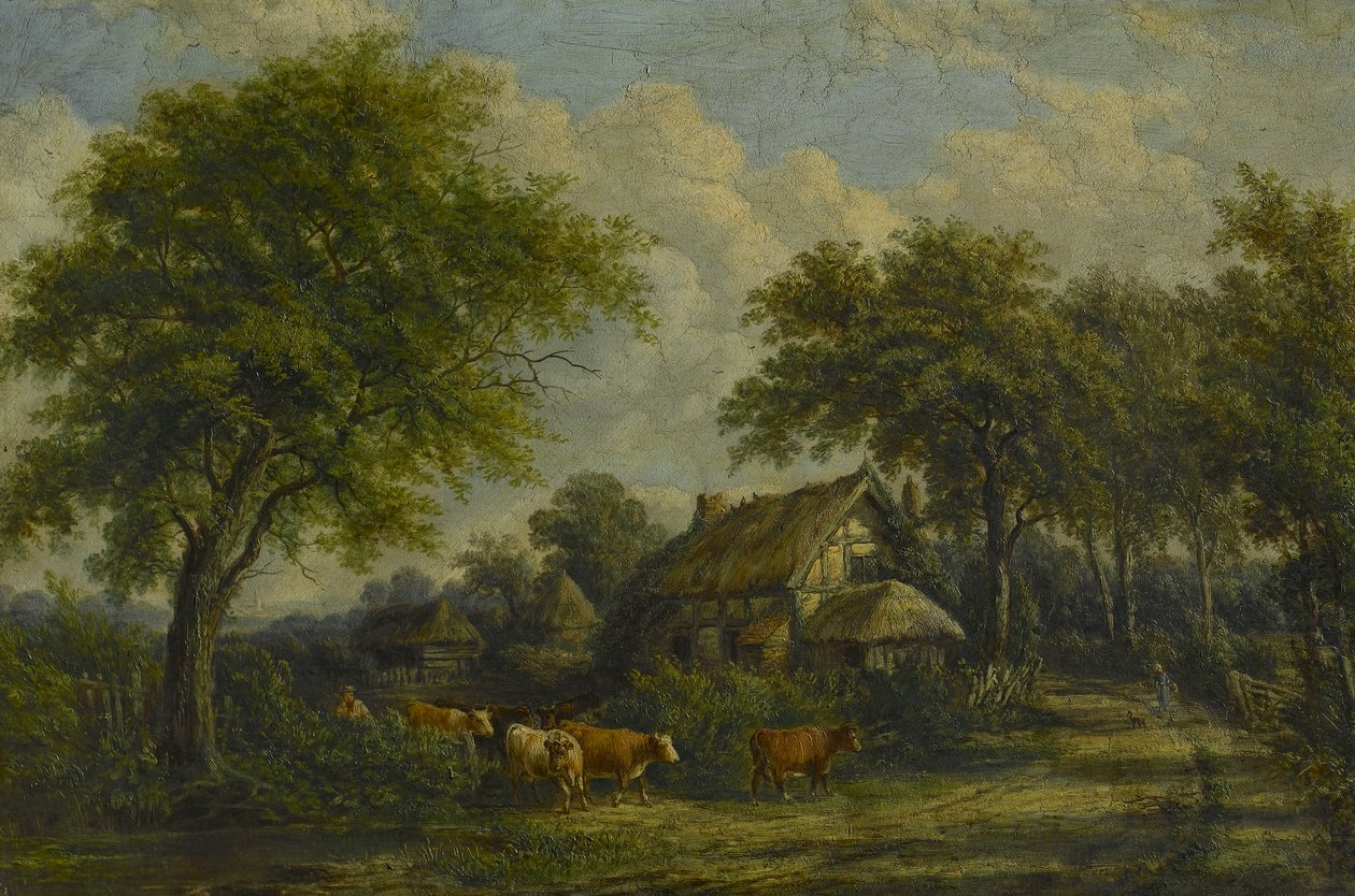 Berkswell közelében, 1850 körül alkotó: English School