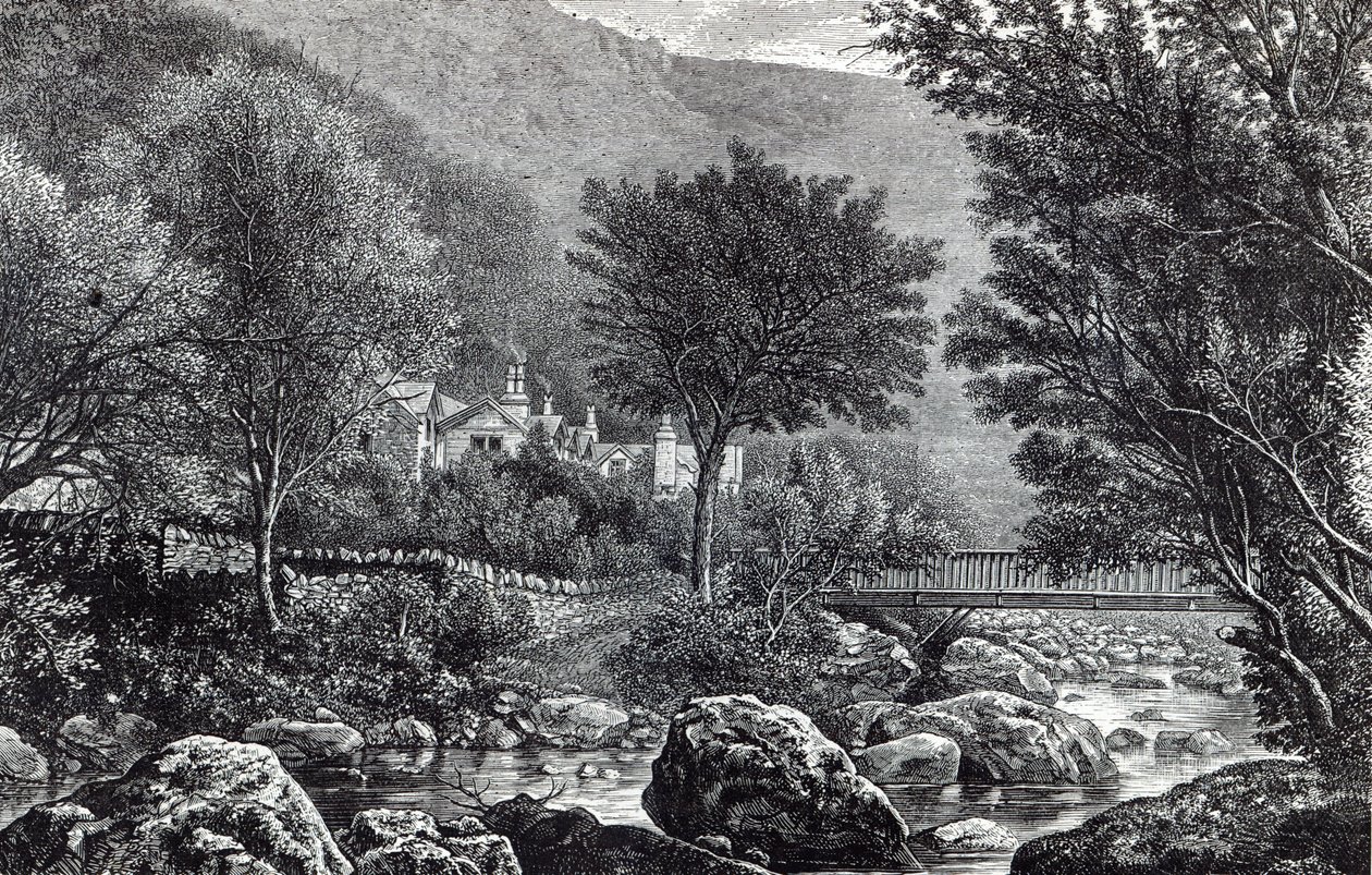 Lynmouth közelében, a „Leisure Hour”-ból, 1888 alkotó: English School