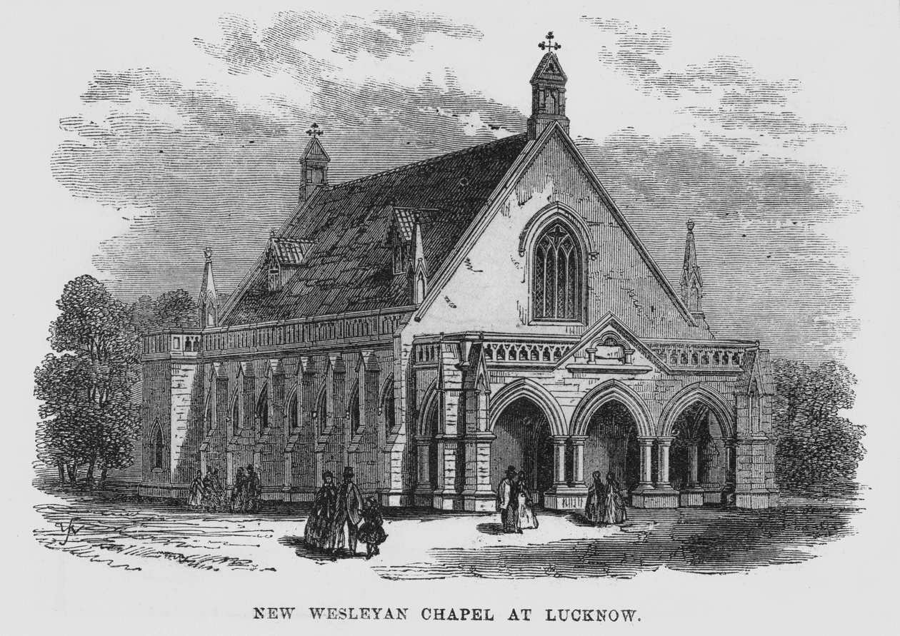 Új Wesley-kápolna Lucknow-ban alkotó: English School