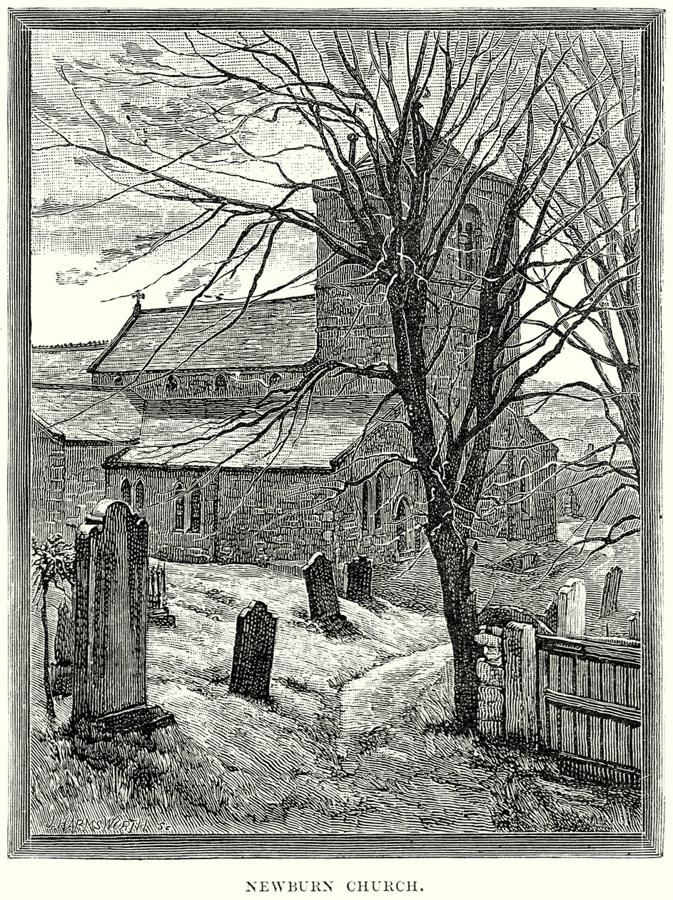 Newburn templom (metszet) alkotó: English School