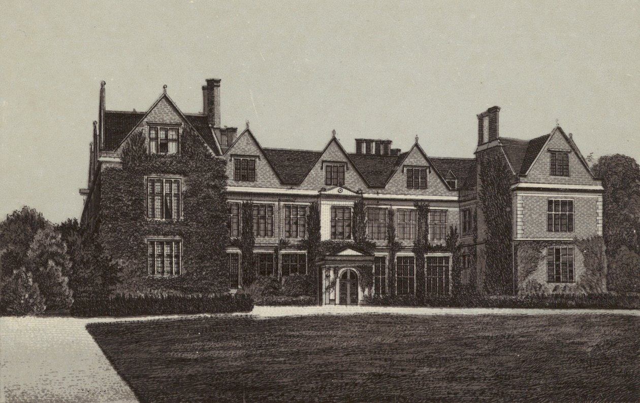 Newbury: Shaw House (litográfia) alkotó: English School