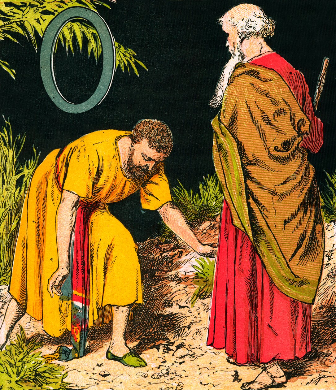 Obadiah (színes litográfia) alkotó: English School