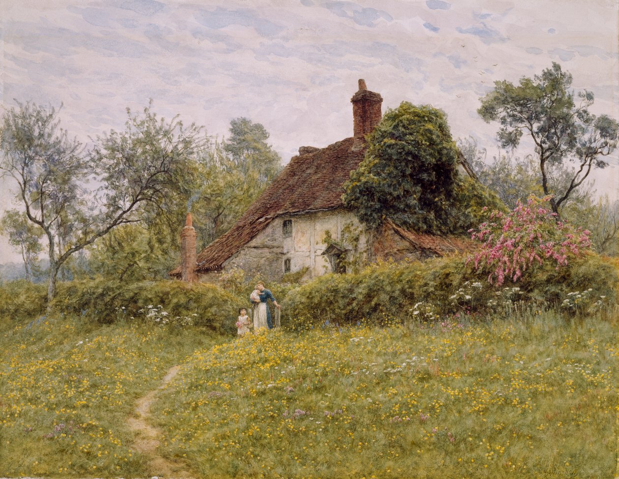 Régi nyaralók Pinnerben, 1895 alkotó: English School