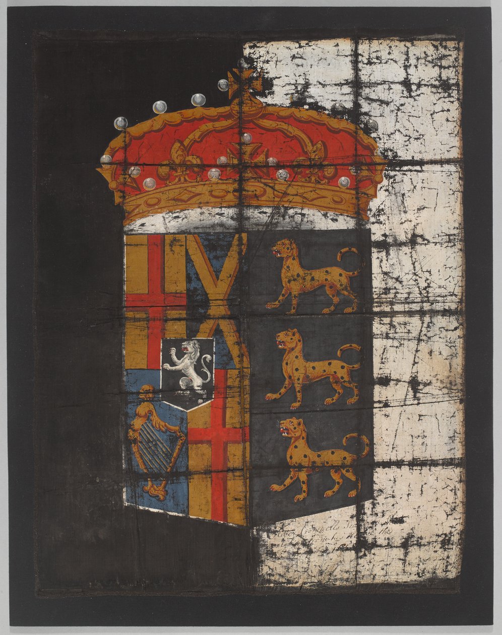 Oliver Cromwell temetési zászlója, 1658 körül (banner) alkotó: English School