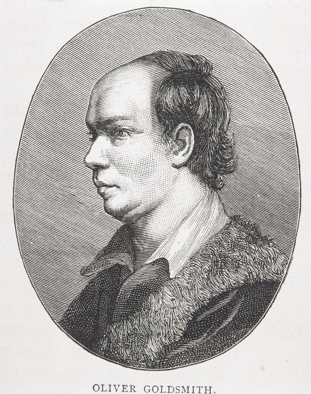 Goldsmith Olivér (1730-74) (metszet) (lásd még: 105778) alkotó: English School