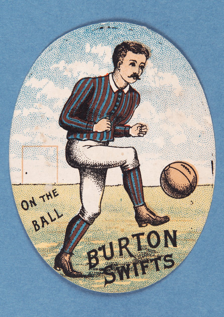 A labdán Burton Swifts alkotó: English School