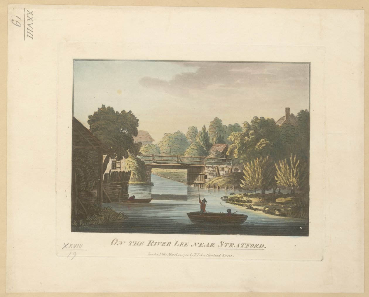 A Lee folyón Stratford közelében alkotó: English School
