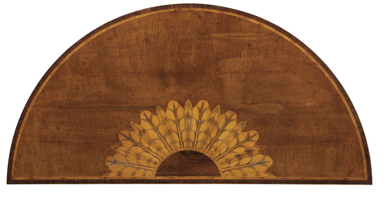 George III duplakapus játékasztalpár egyike, 1780 körül alkotó: English School