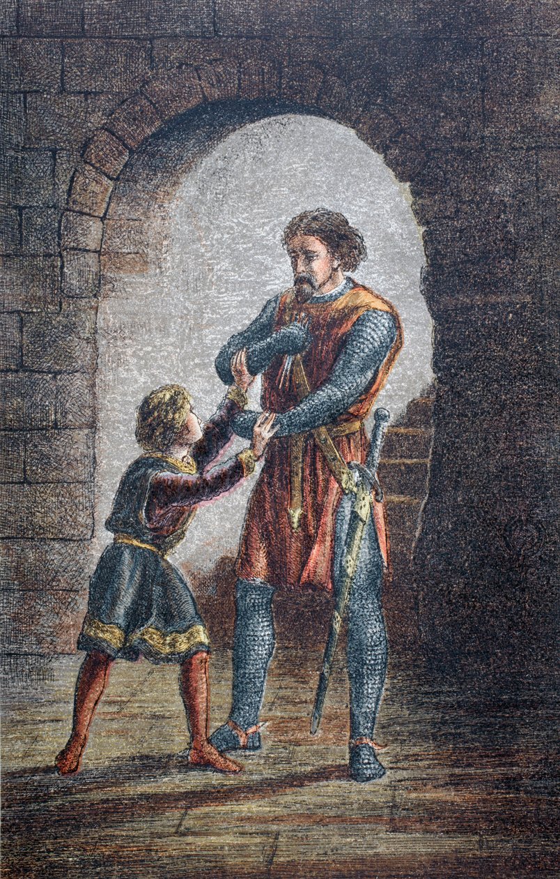"Vagy Hubert, ha akarod, vágd ki a nyelvem, hogy megtarthassam a szemem" (1890) alkotó: English School