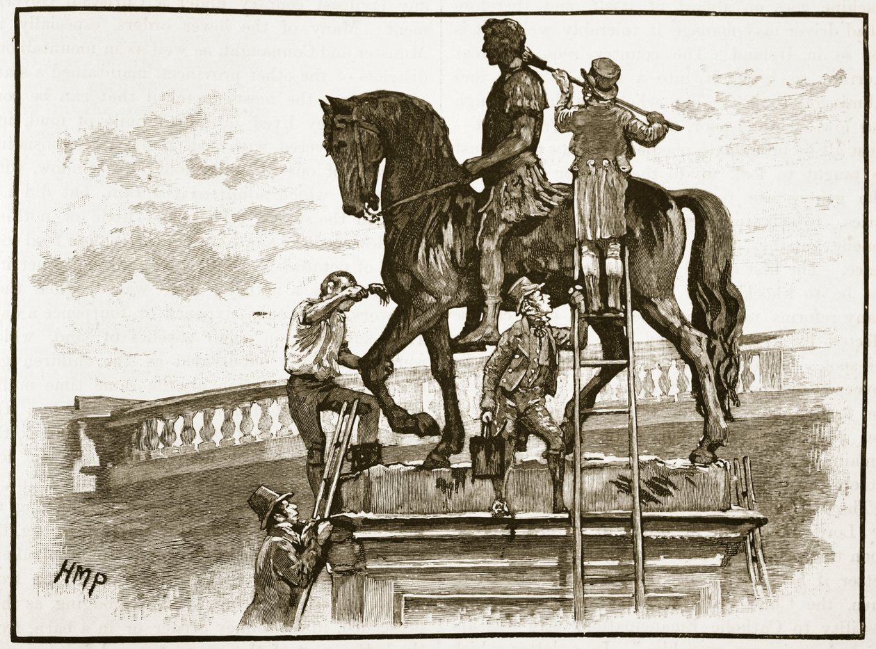 Festmény William Black királyról, Dublin, 1822, illusztráció a Cassells Illustrated History of Englandből (szépia fotó) alkotó: English School