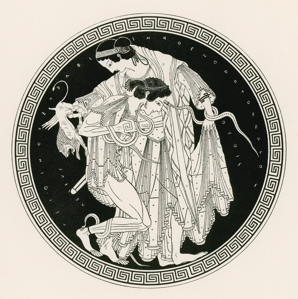 Peleus és Thetis (metszet) alkotó: English School