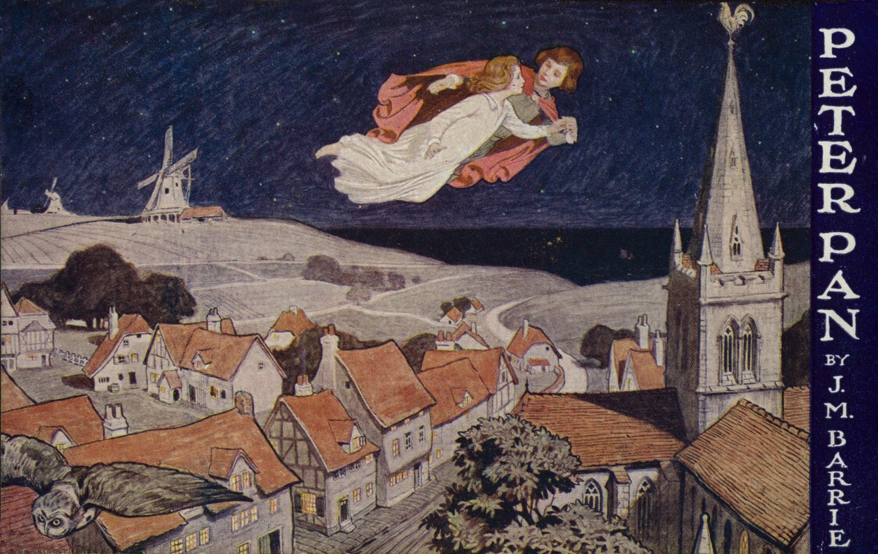 Peter Pan, J. M. Barrie (színes litográfia) alkotó: English School
