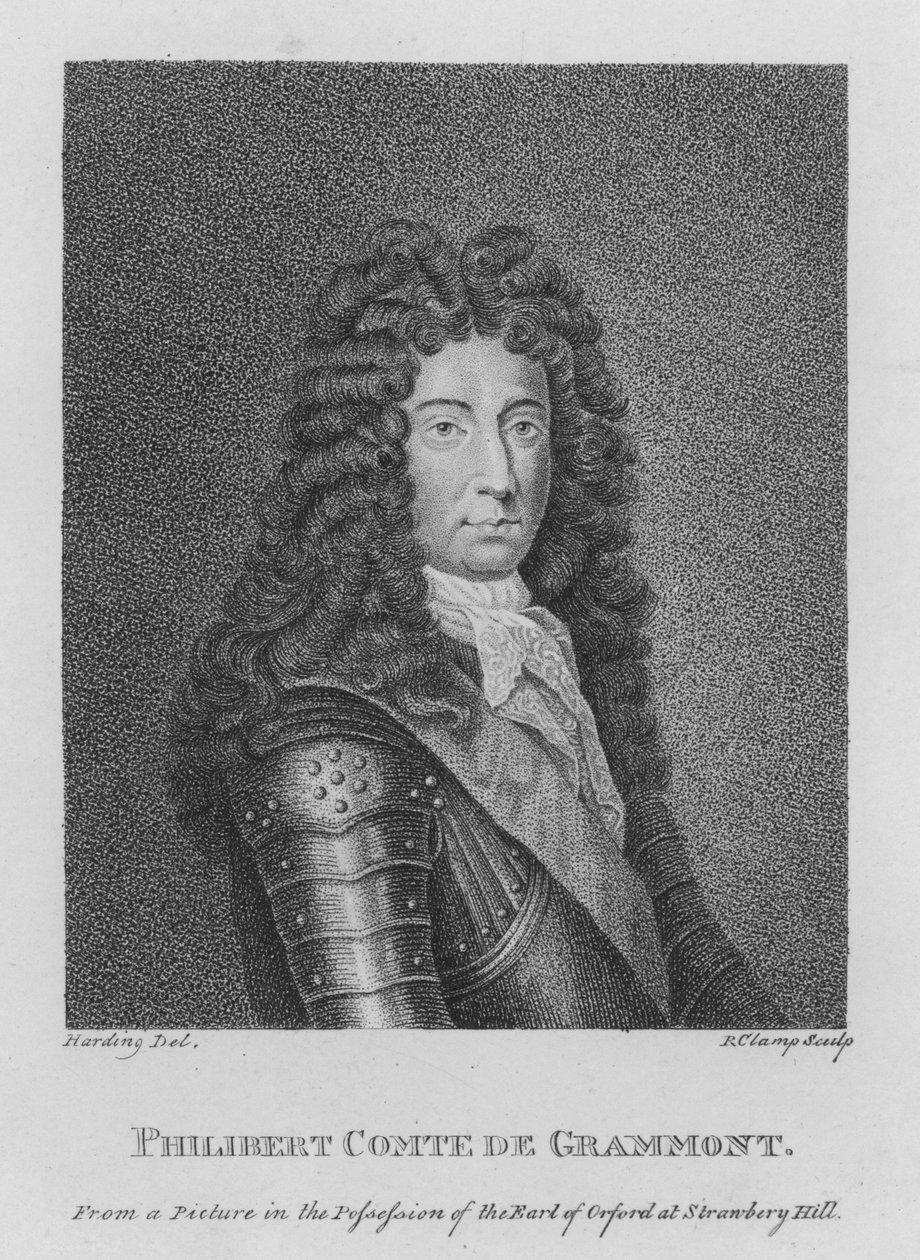 Philibert Comte de Grammont (metszet) alkotó: English School