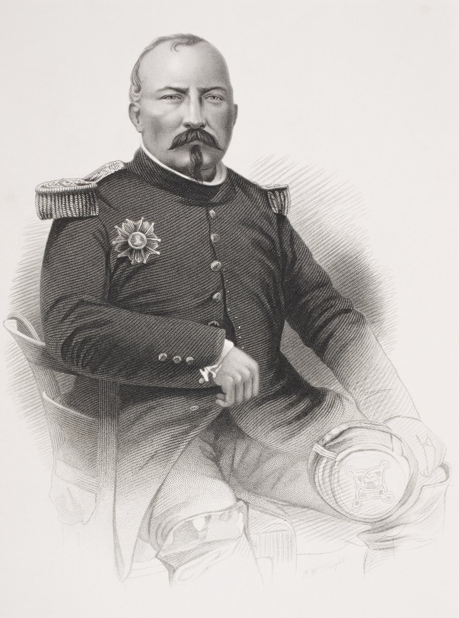 Pierre Francois Joseph Bosquet, a "Történelmi portrék galériájából", 1880 körül jelent meg. alkotó: English School