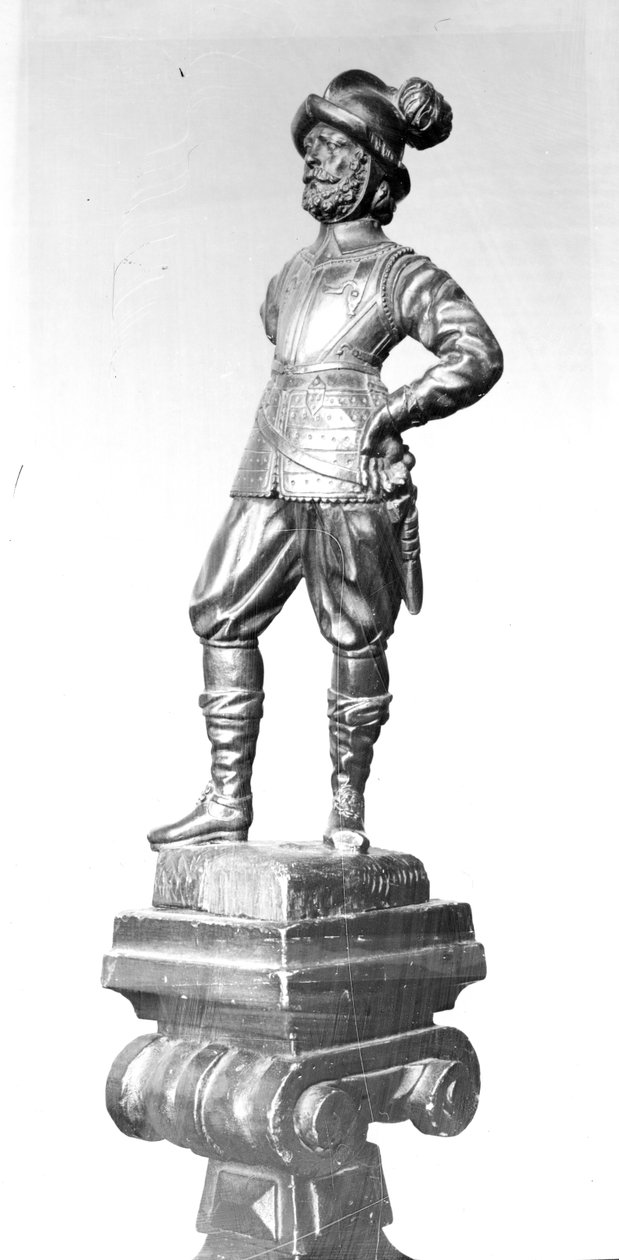 Pikeman, 1638 (faragott fa) alkotó: English School