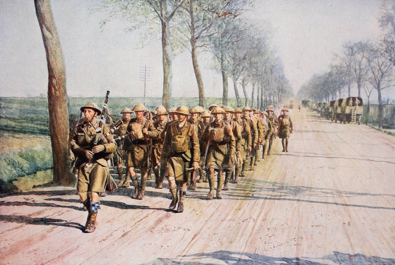 Piping Times of War, 1914–1919 alkotó: English School