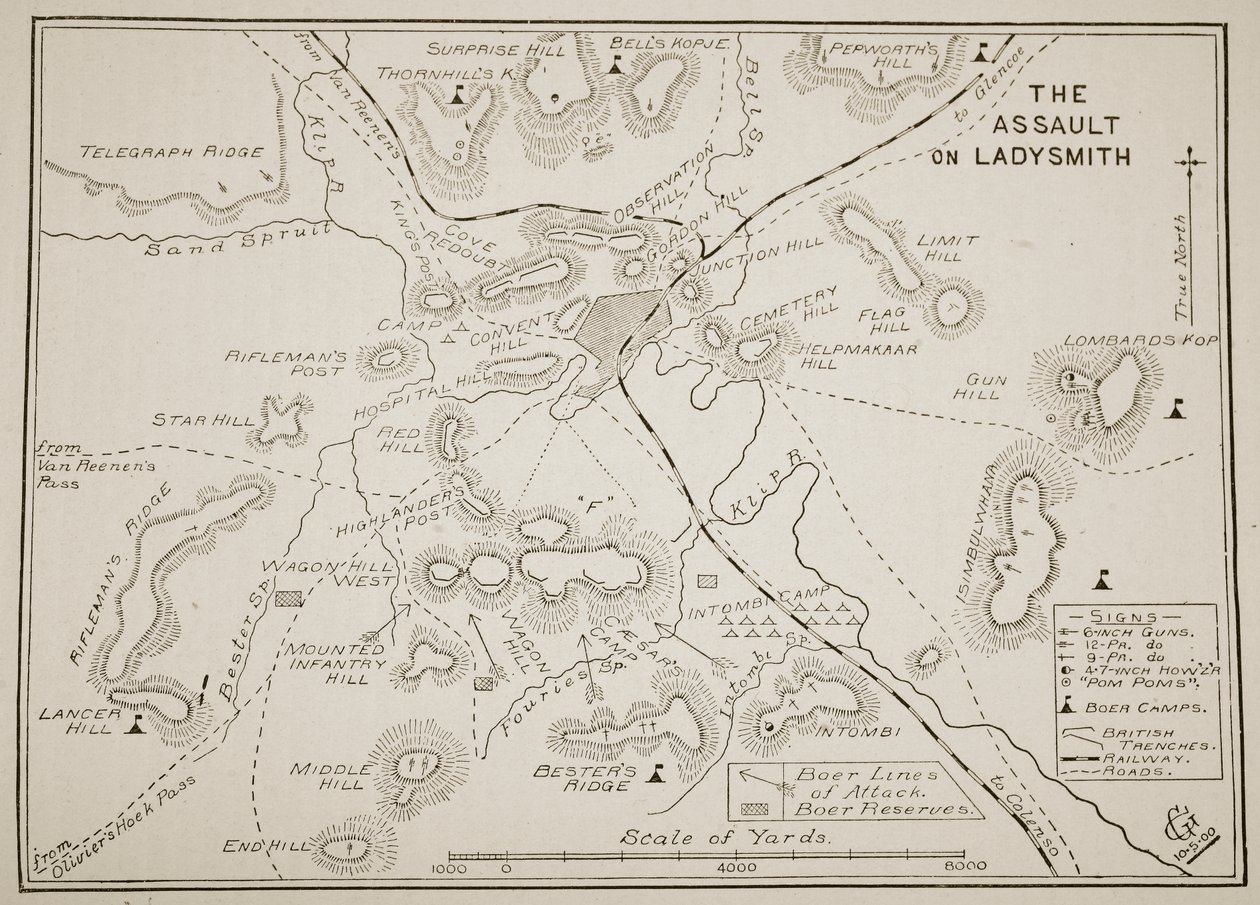 A Ladysmith elleni támadás terve alkotó: English School