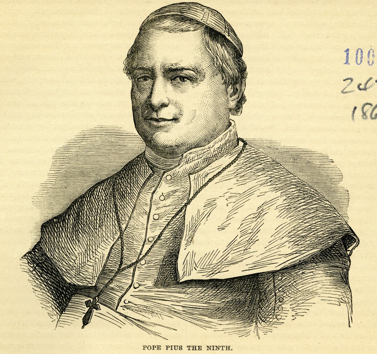 Pius pápa (metszet) alkotó: English School