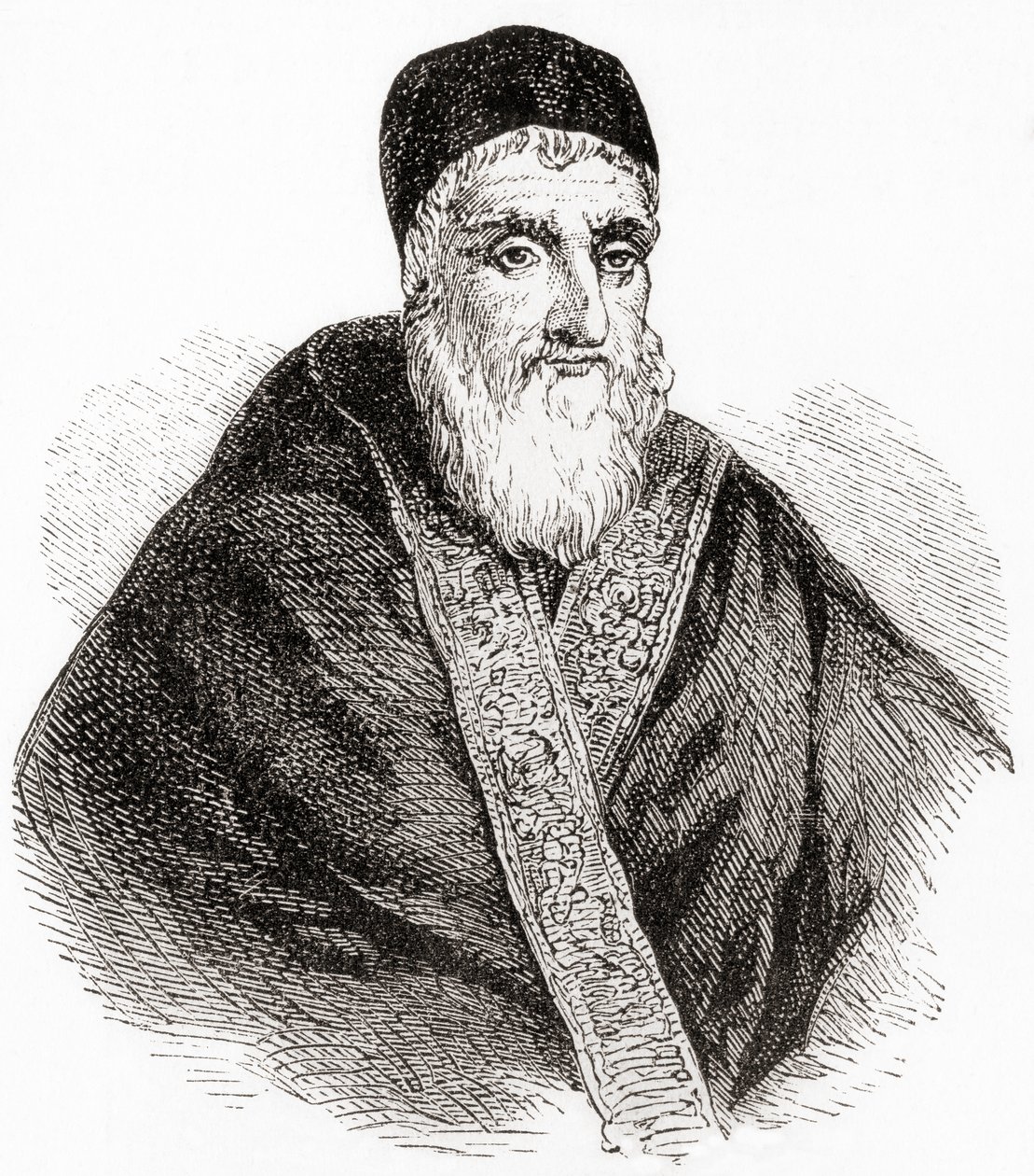 V. Sixtus vagy V. Xystus pápa, született Felice Peretti di Montalto, Ward and Lock