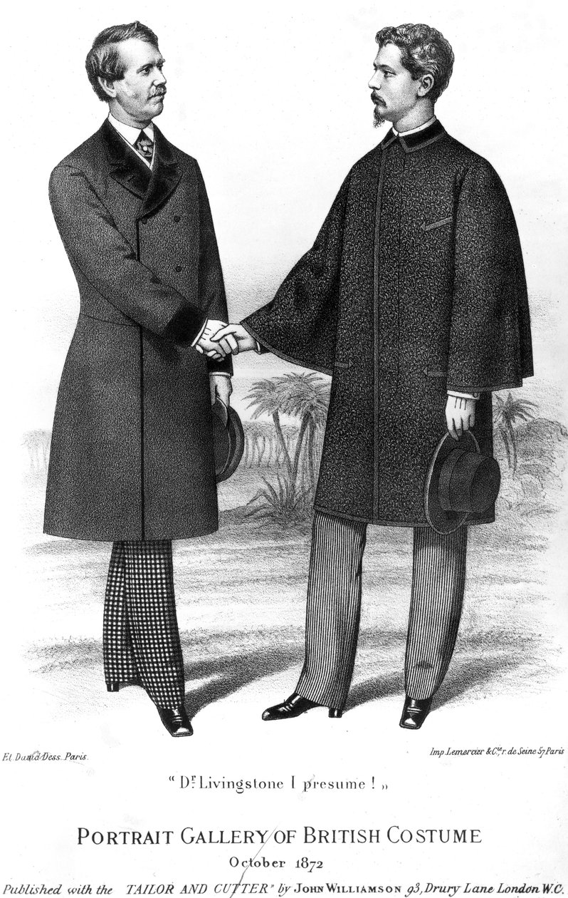Portré Gallery of British Costume, a Tailor and Cutterrel együtt, John Williamson által, 1872 alkotó: English School