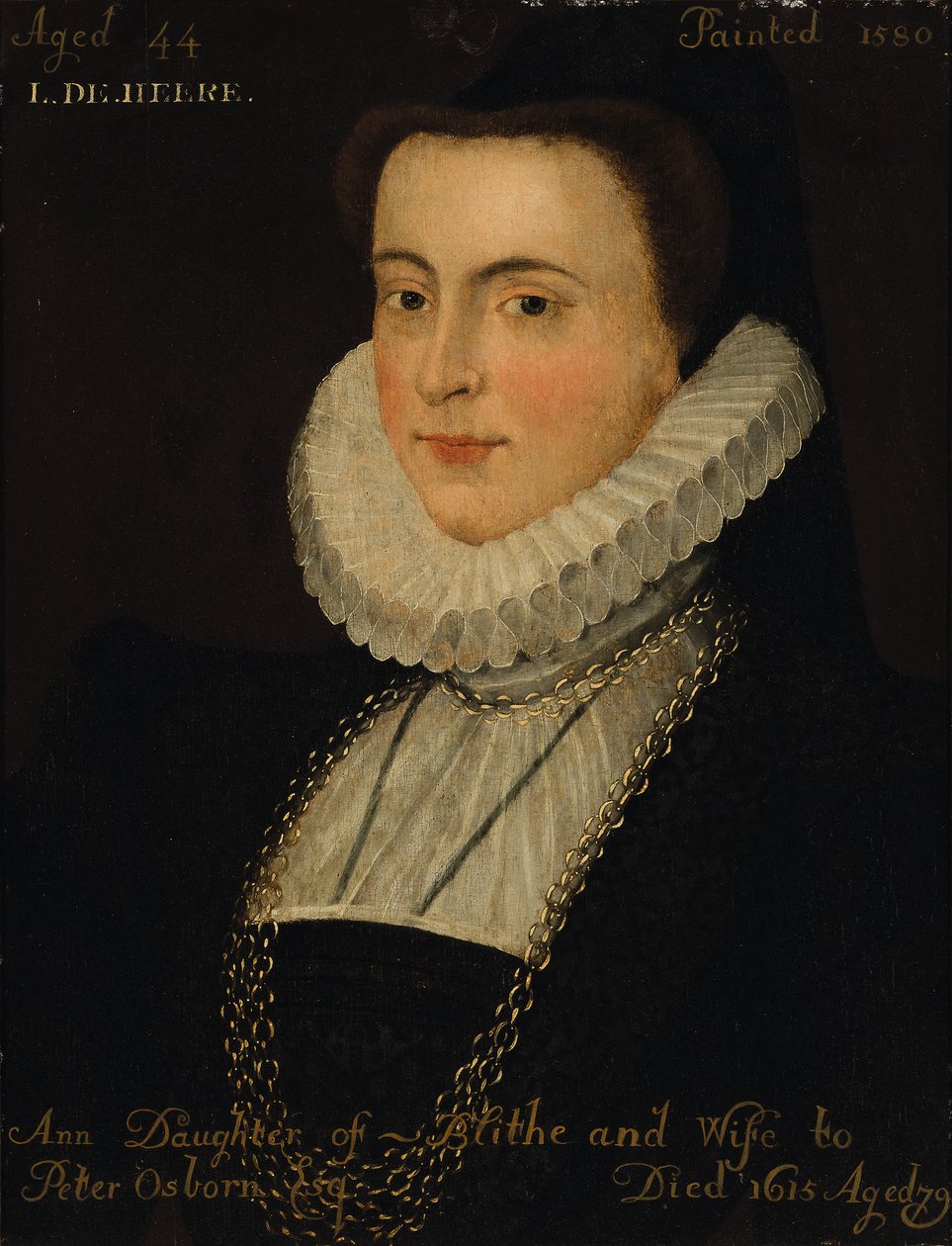 Anne Blythe portréja alkotó: English School