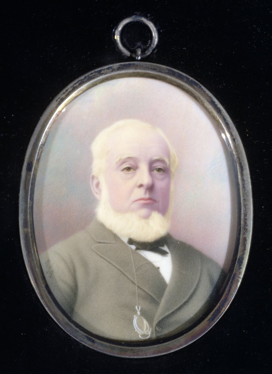 Warren de la Rue (1815-89) miniatűr portréja alkotó: English School