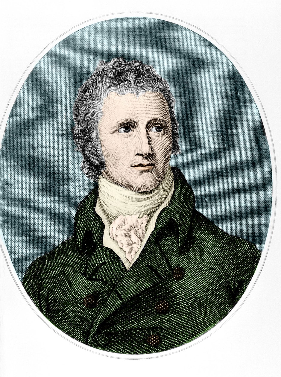 Alexander MacKenzie portréja (színes metszet) alkotó: English School
