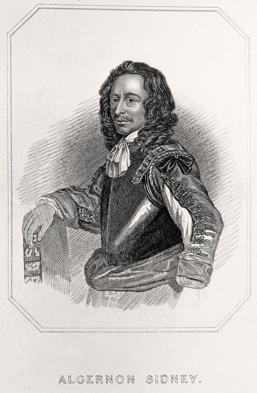 Algernon Sidney portréja, 1835 alkotó: English School