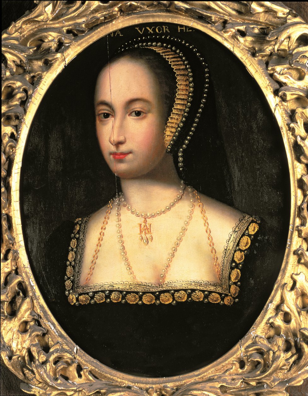 Boleyn Anne (kb.1507-36) portréja, 1533 alkotó: English School
